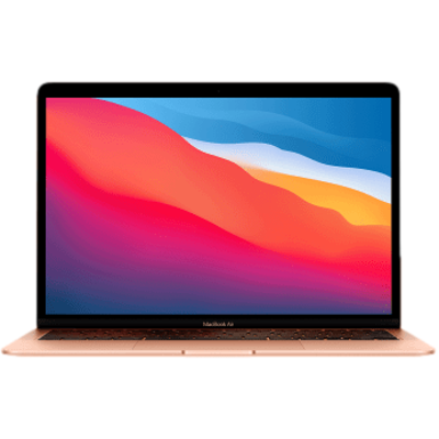 Apple MacBook Air (MGND3HN/A) M1 Chip macOS Big Sur Laptop (8GB RAM, 256GB SSD, Apple M1 GPU, 33.78cm, Gold)