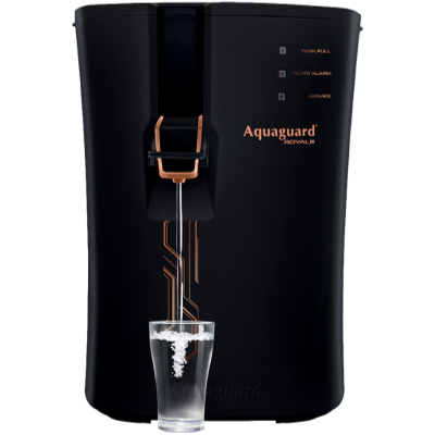 Eureka Forbes Aquaguard Royale RO+UV+MTDS Electrical Water Purifier (Active Copper Technology, Black)