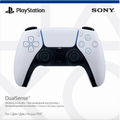 Picture of Sony PS5 DualSense Wireless Controller (White, For PS5)