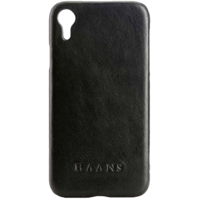 HAANS Leather Case iPhone XR Black 2500009