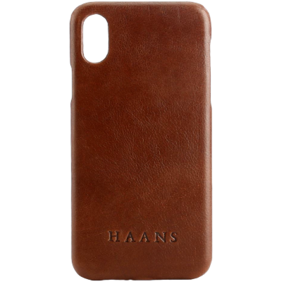 HAANS Leather Case iPhone XS Brown 2500001