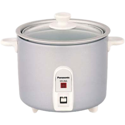 Panasonic SR-3NA Rice Cooker (0.5 L, White)