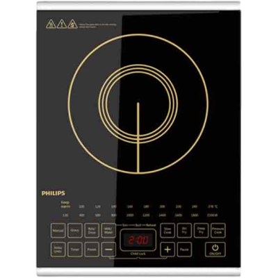 Philips HD4938/01 Induction Cooktop (Black,Touch Panel)