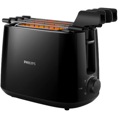 Picture of Philips HD2583/90 Pop-Up Toaster (Black)