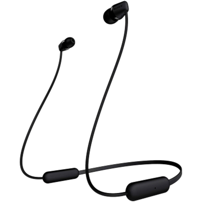 Sony WI-C200 Bluetooth Headset (Black, Wireless)