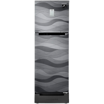 Samsung 244 L 3 star Double Door Refrigerator (RT28T3C23NV, Wave Steel)	