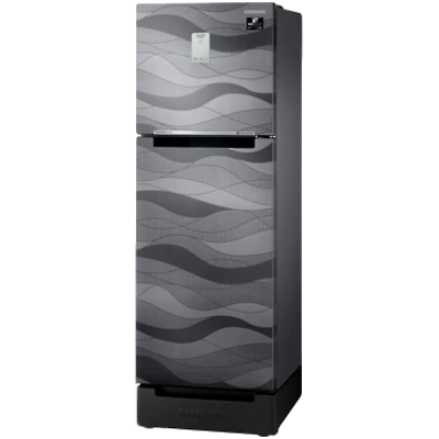 Picture of Samsung 244 L 3 star Double Door Refrigerator (RT28T3C23NV, Wave Steel)	