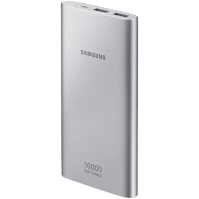 Picture of Samsung EB-P1100BSNGIN 10000mAH Lithium Ion Power Bank (Silver)